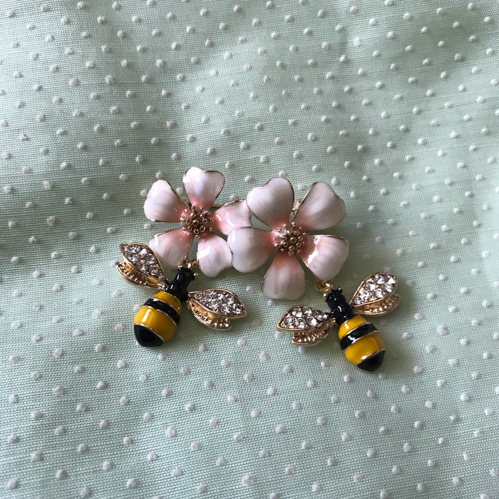 Bees Brooch